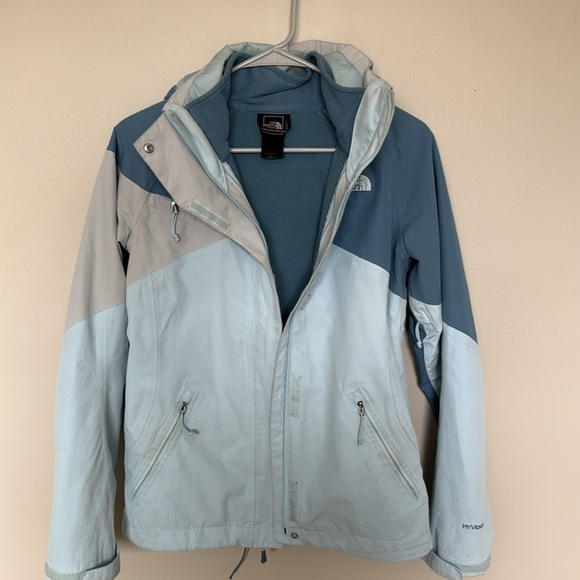 Blue color block Northface jacket size XS - Picture 2 of 8